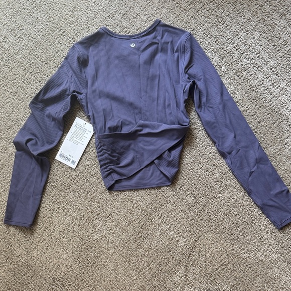 All It Takes Back Twist Rib long sleeve NWT - Picture 3 of 3